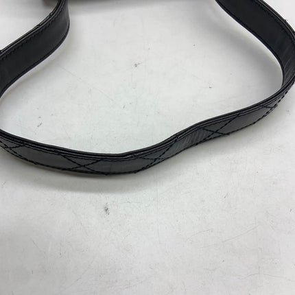 Chanel Vintage Kelly Style Mini Black Patent Leather Shoulder Bag Diamond Stitch