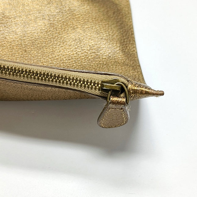 Bottega Veneta Cabat GM Intreccio Leather Tote Bag Gold 43cm