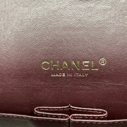Chanel Classic Flap Maxi 2011 Black Caviar Leather Double Flap Gold Hardware