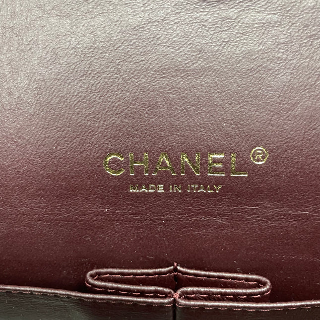 Chanel Classic Flap Maxi 2011 Black Caviar Leather Double Flap Gold Hardware