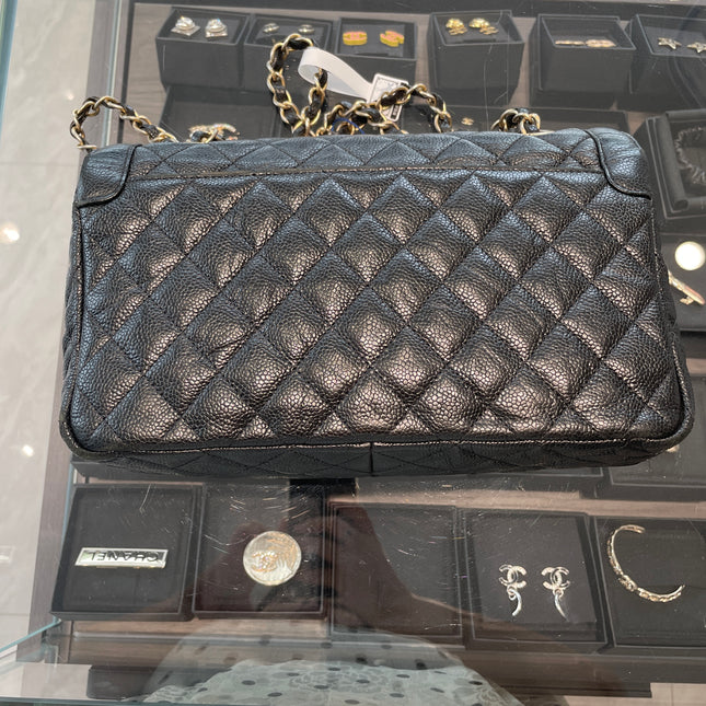 Chanel Paris Limited Medium Black Caviar Leather Gold Hardware 2015-16