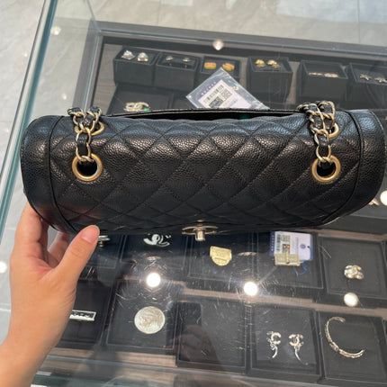 Chanel Paris Limited Medium Black Caviar Leather Gold Hardware 2015-16