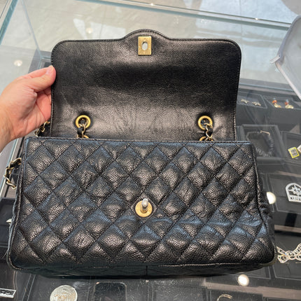 Chanel Paris Limited Medium Black Caviar Leather Gold Hardware 2015-16