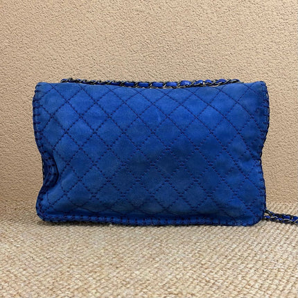 Chanel Classic Flap Jumbo Grand Cuir d'Agneau Bleu, 2012-2013