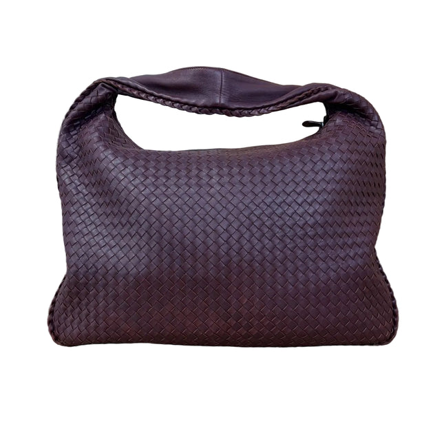 Bottega Veneta Veneta Hobo Burgundy Leather Bag Maxi 50cm-Luxbags