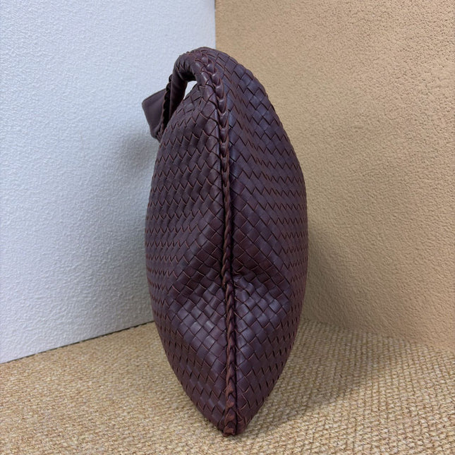 Bottega Veneta Veneta Hobo Burgundy Leather Bag Maxi 50cm