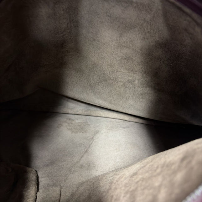 Bottega Veneta Veneta Hobo Burgundy Leather Bag Maxi 50cm