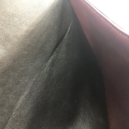 Chanel Classic Flap Maxi 2011 Black Lambskin Leather Double Flap Silver Hardware