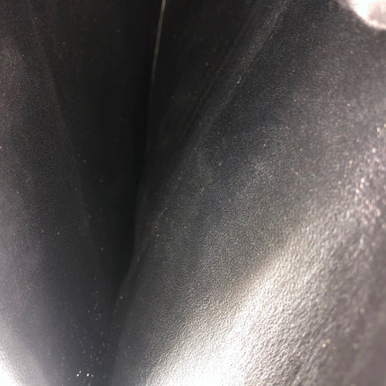 Chanel Classic Flap Maxi 2011 Black Lambskin Leather Double Flap Silver Hardware