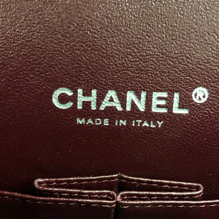 Chanel Classic Flap Maxi 2011 Black Lambskin Leather Double Flap Silver Hardware