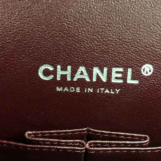 Chanel Classic Flap Maxi 2011 Black Lambskin Leather Double Flap Silver Hardware