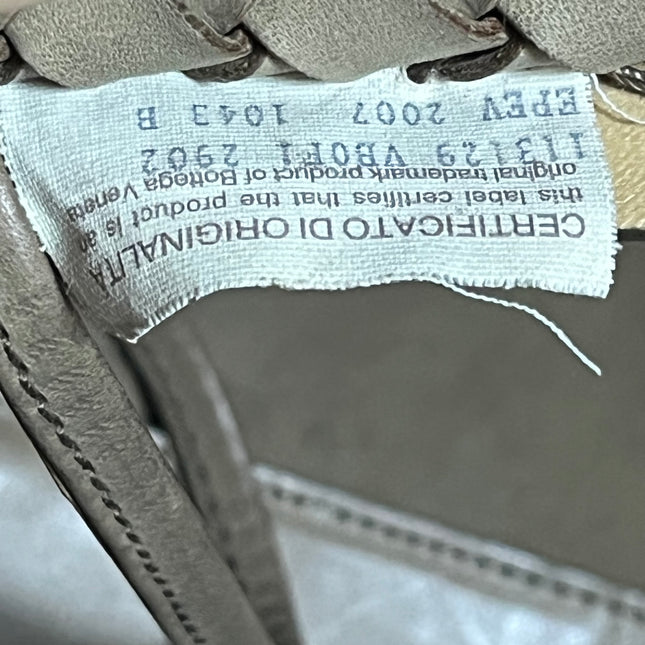 Bottega Veneta Cabat Tote Intreccio Leather Milk Chocolate Brown 45cm