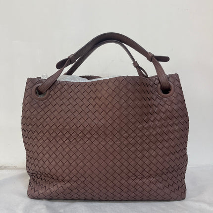 Bottega Veneta Garda Dusty Pink Intrecciato Nappa Leather Large 33cm