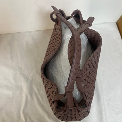 Bottega Veneta Garda Dusty Pink Intrecciato Nappa Leather Large 33cm