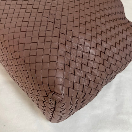 Bottega Veneta Garda Dusty Pink Intrecciato Nappa Leather Large 33cm