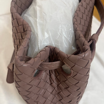 Bottega Veneta Garda Dusty Pink Intrecciato Nappa Leather Large 33cm