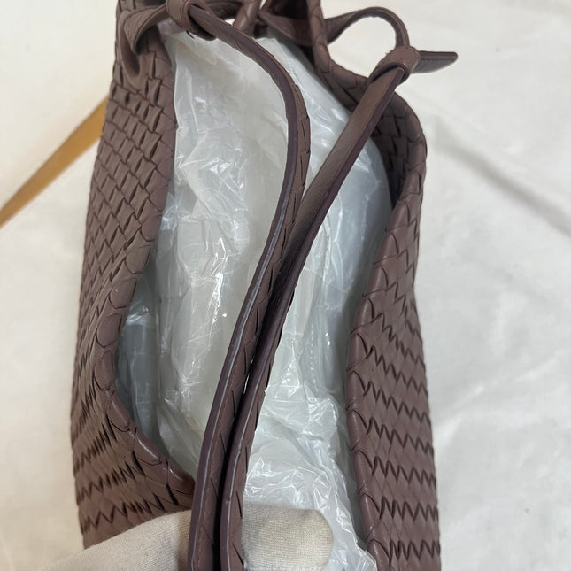 Bottega Veneta Garda Dusty Pink Intrecciato Nappa Leather Large 33cm