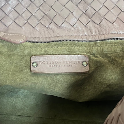 Bottega Veneta Garda Dusty Pink Intrecciato Nappa Leather Large 33cm