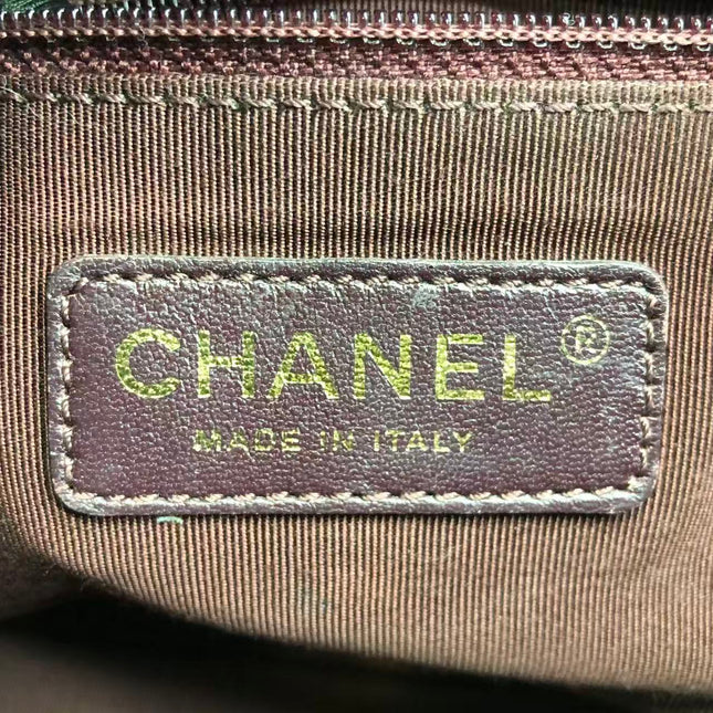 Chanel Mini Flap Bag Black Chevron Quilted Lambskin Leather Gold Corners, 2015-16