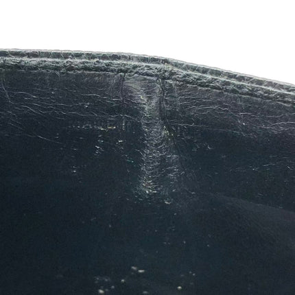 Chanel Mini Square Flap Bag Vintage Black Lizard-skin Leather 24k Gold Plated Hardware, 2000-2002