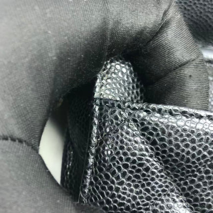 Chanel Wallet on Chain Classic Flap 2014 Black Caviar Leather Gold Hardware