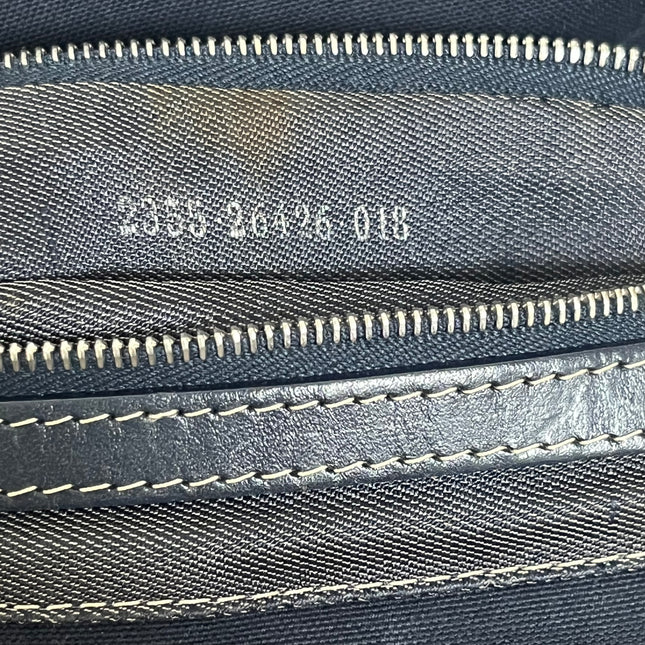 Fendi Baguette Mamma Forever Mini Navy Denim Silver Hardware