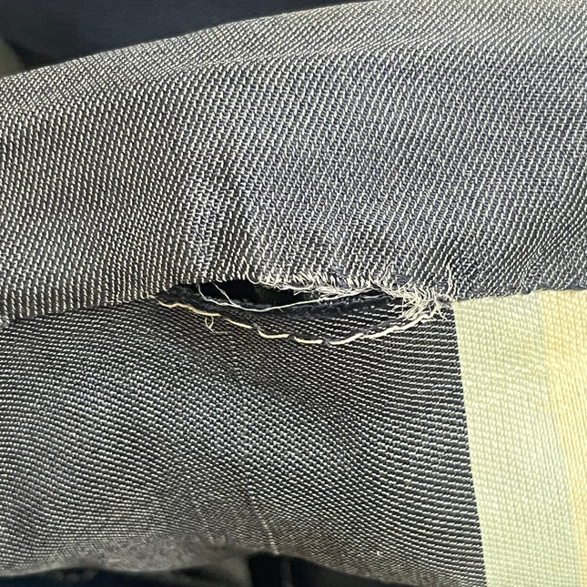 Fendi Baguette Mamma Forever Mini Navy Denim Silver Hardware