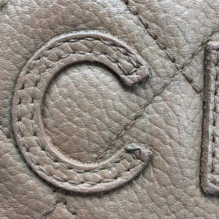 Chanel Boston Bowling Bag Small Brown Caviar Leather Black Top Handle Bag, 2000