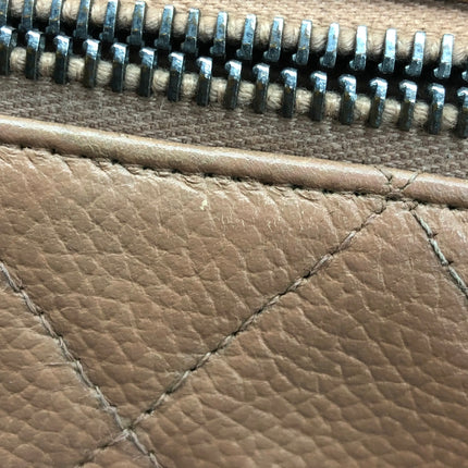 Chanel Boston Bowling Bag Small Brown Caviar Leather Black Top Handle Bag, 2000