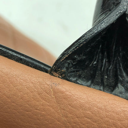 Chanel Boston Bowling Bag Small Brown Caviar Leather Black Top Handle Bag, 2000