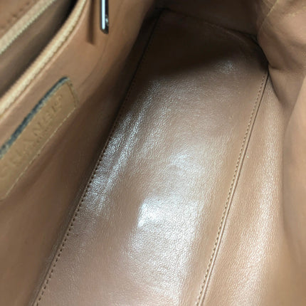 Chanel Boston Bowling Bag Small Brown Caviar Leather Black Top Handle Bag, 2000