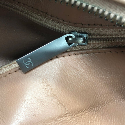 Chanel Boston Bowling Bag Small Brown Caviar Leather Black Top Handle Bag, 2000