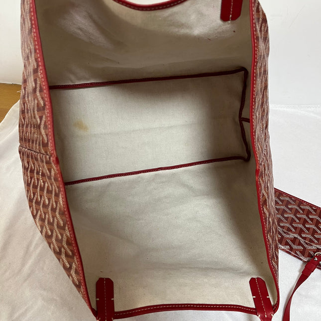 Goyard Saint Louis Tote GM Large Red 2015