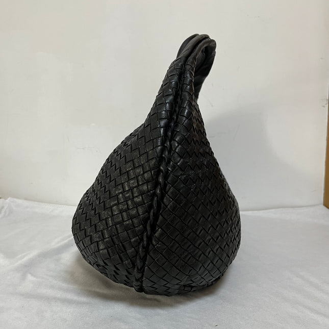 Bottega Veneta Belly Hobo Intrecciato Black Large 50cm