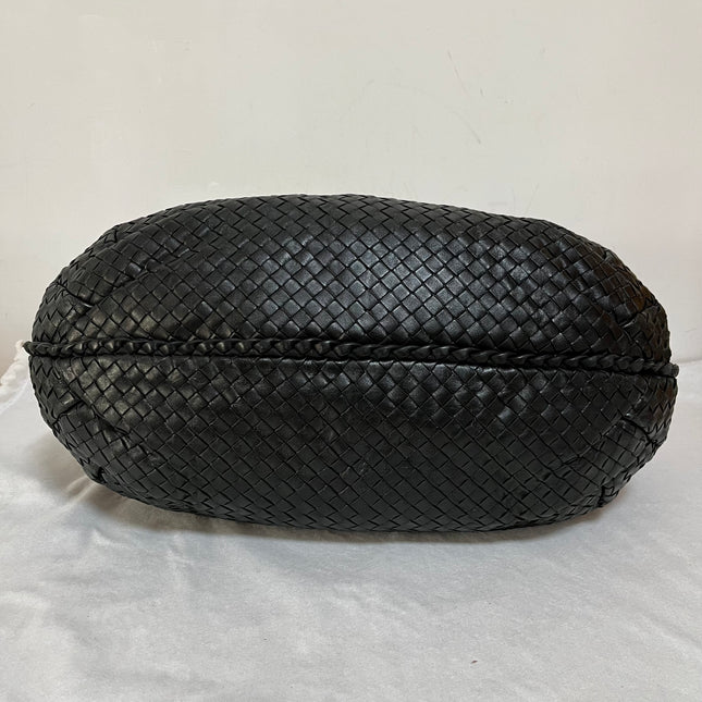 Bottega Veneta Belly Hobo Intrecciato Black Large 50cm