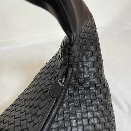Bottega Veneta Belly Hobo Intrecciato Black Large 50cm