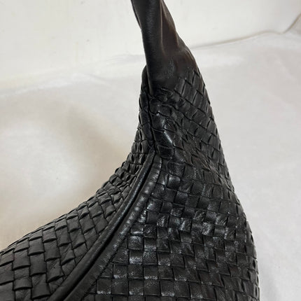 Bottega Veneta Belly Hobo Intrecciato Black Large 50cm
