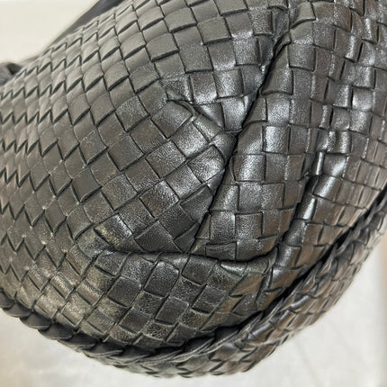 Bottega Veneta Belly Hobo Intrecciato Black Large 50cm