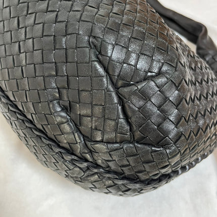 Bottega Veneta Belly Hobo Intrecciato Black Large 50cm