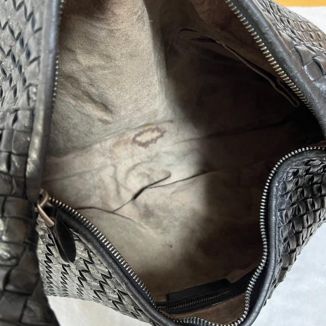 Bottega Veneta Belly Hobo Intrecciato Black Large 50cm