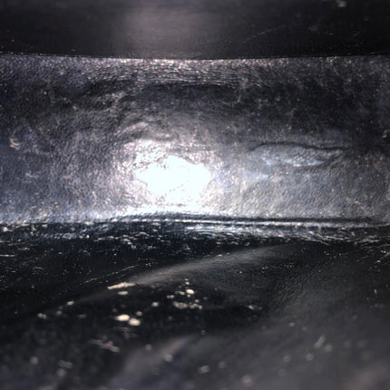 Chanel Mini Square Flap Bag Vintage Black Lizard-skin Leather 24k Gold Plated Hardware, 2000-2002