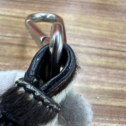 Prada Zebra Print Ponyhair Calfskin Leather Shoulder Bag