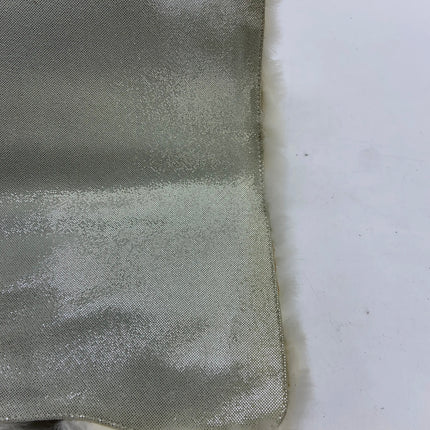 Chanel White Rabbit Fur Kiss Lock Clutch Chain Bag