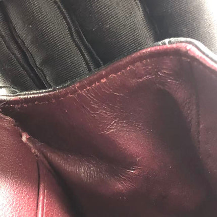 Chanel Timeless Classic Flap Medium 2009 Black Lambskin Leather Silver Hardware