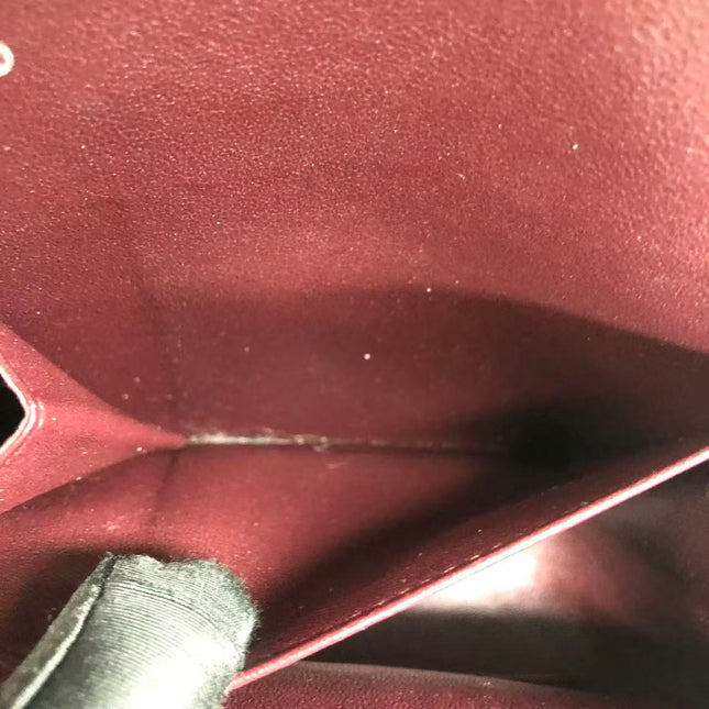 Chanel Timeless Classic Flap Medium 2009 Black Lambskin Leather Silver Hardware