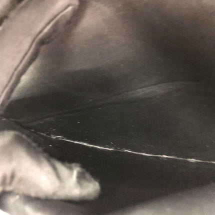 Chanel Timeless Classic Flap Medium 2009 Black Lambskin Leather Silver Hardware