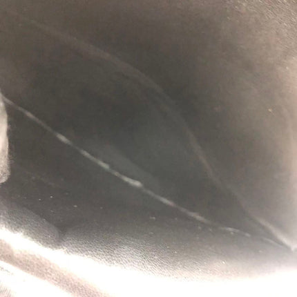 Chanel Timeless Classic Flap Medium 2009 Black Lambskin Leather Silver Hardware