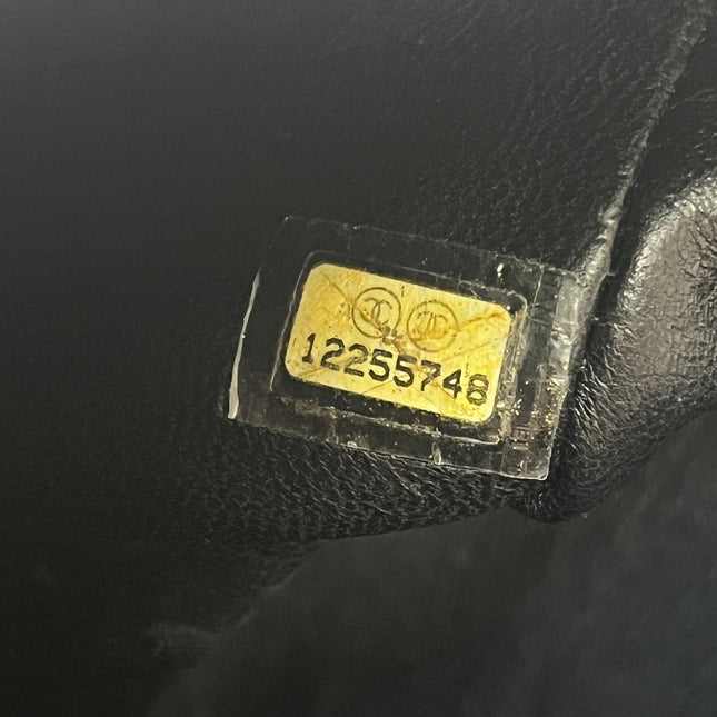 Chanel Classic Flap Jumbo 2008 Black Caviar Leather Single Flap 24k Gold Hardware