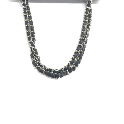 Chanel Timeless Classic Flap Medium 2009 Black Lambskin Leather Silver Hardware