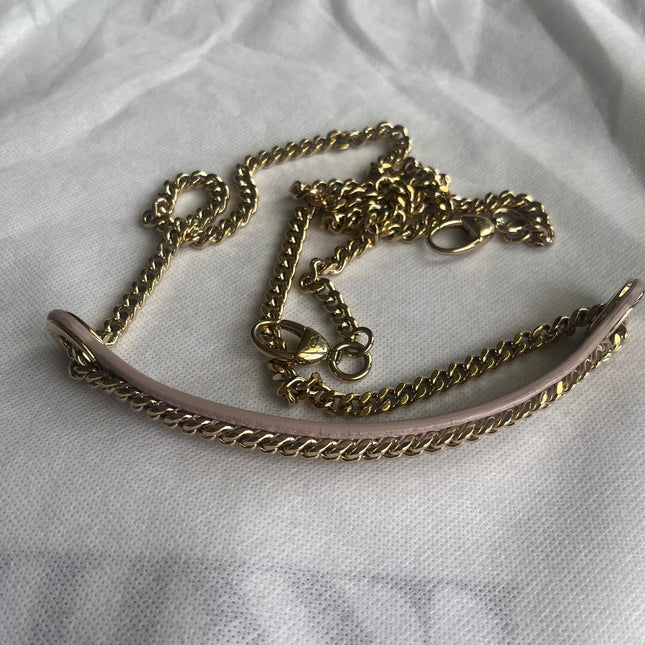 Lady Dior Mini 2019 Pearlescent Pink Lambskin Leather Gold Chain Strap
